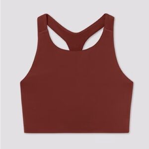Girlfriend Collective Mahogany Milo Racerback Top